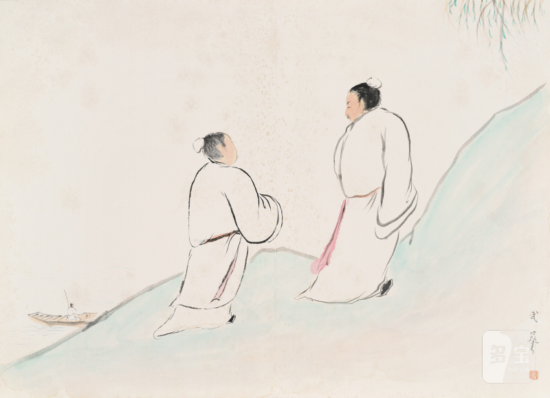 武艺  WU YI (b.1966) 访山  Visiting the Mountain - 图2